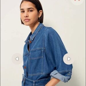 SESSUN Leon Denim Blue Overshirt